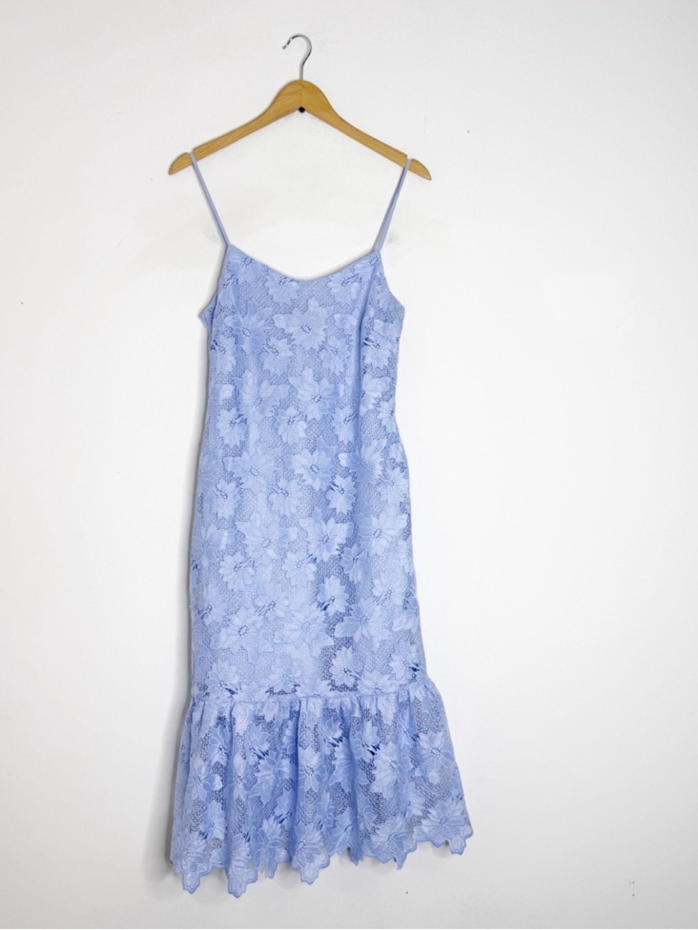 Banana Republic Blue Lace Midi Dress Size 4 NWT Limited Edition - Picture 6 of 8